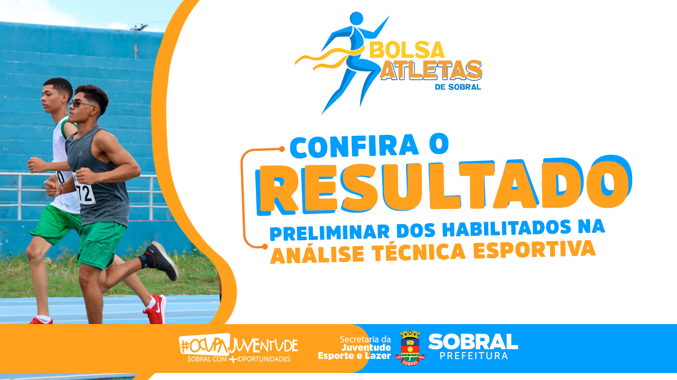 Divulgado resultado preliminar dos habilitados na análise técnica esportiva d...