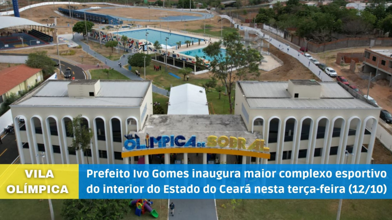 Vila Olímpica| Prefeito Ivo Gomes inaugura maior complexo esportivo do interi...